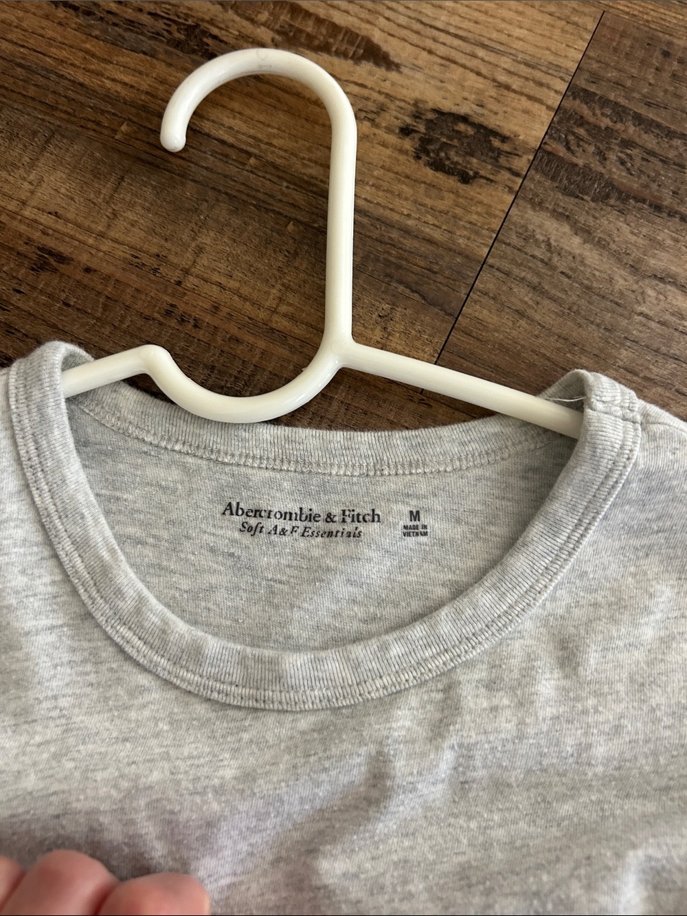 Abercrombie & Fitch Soft Essentials Duo Tees - Black & Light Gray - Picture 3 of 4